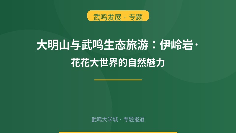 大明山与武鸣生态旅游：伊岭岩·花花大世界的自然魅力