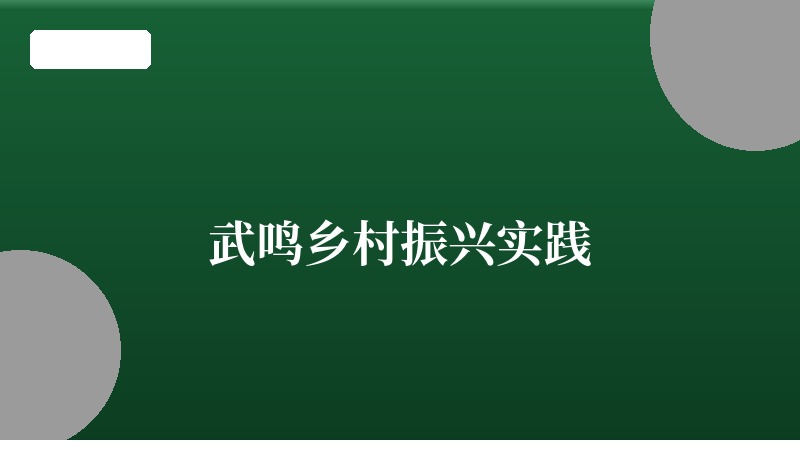 武鸣乡村振兴实践：一村一品绘就共同富裕新画卷